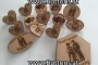 Holzanstecker für die Hochzeit