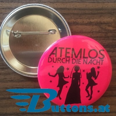 Polterbuttons in Neonfarben