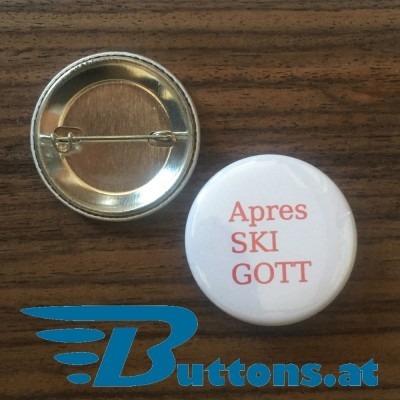 Buttons Stylisch auch auf der Schipiste