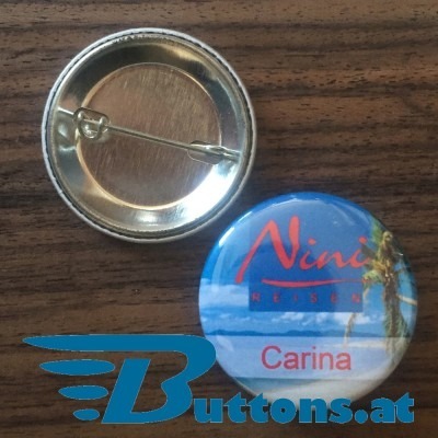Buttons vom Urlaub für den Urlaub