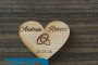 Hochzeitsbutton aus Holz
