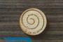 Runde Holzbuttons mit Nadel oder Magnet