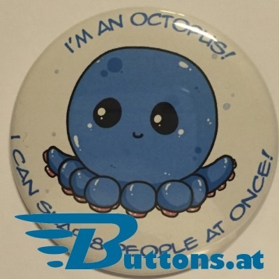 Metallbuttons Rund Eckig Neon