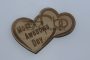 Hochzeitsanstecker aus BIO Holz