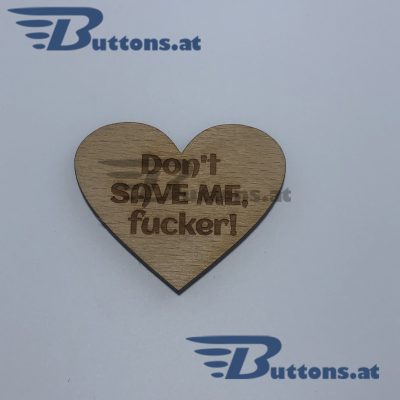 Herzanstecker Holz